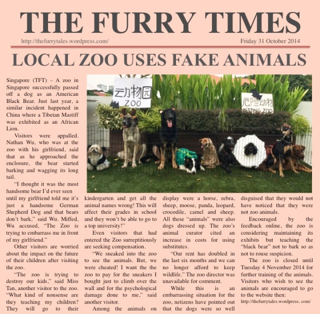 Local Zoo Uses Fake Animals